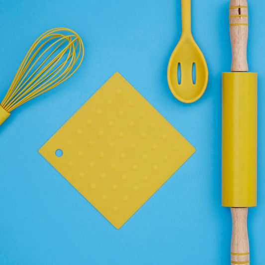 Zing Yellow Silicone Trivet