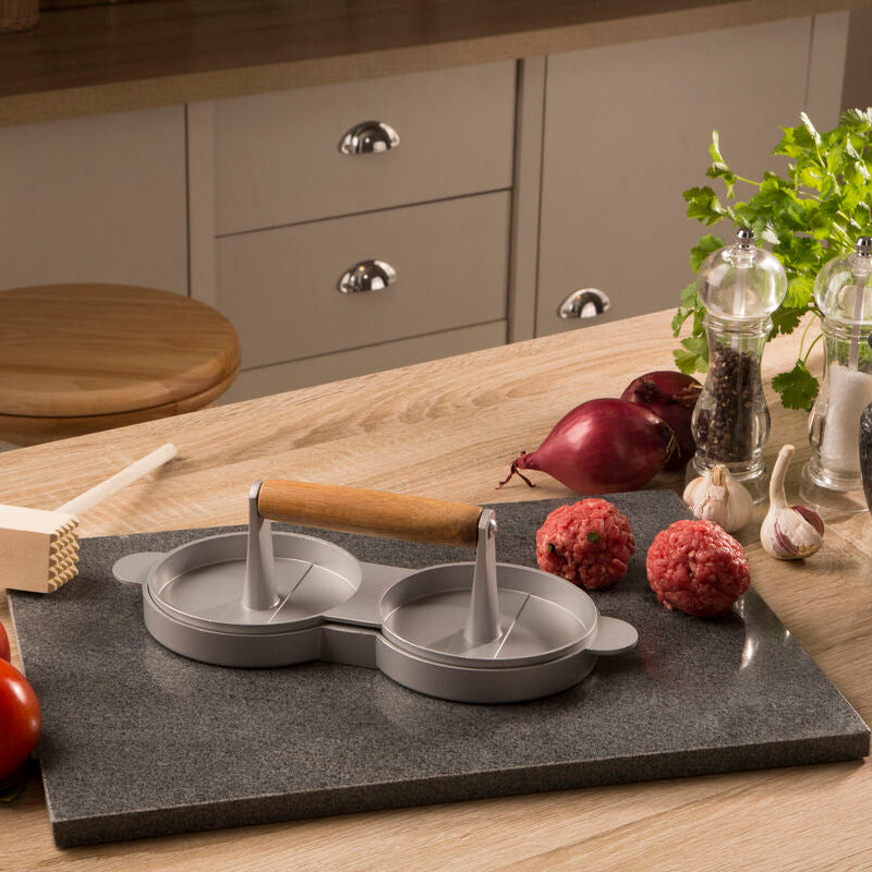 From Scratch Double Burger Press