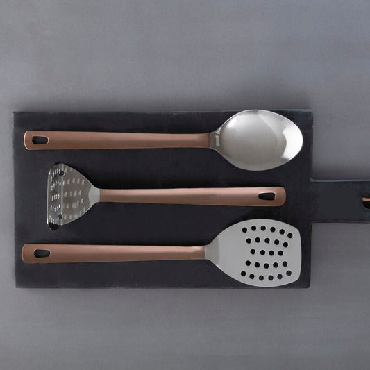 Freya Stainless Steel Masher with Copper Finish Handle