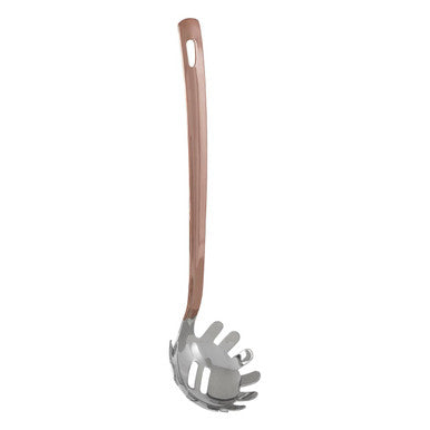 Freya Stainless Steel Spaghetti Spoon with Copper Finish Handle