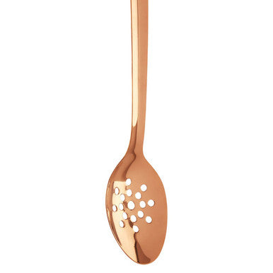 Freya Rose Gold Finish Slotted Spoon