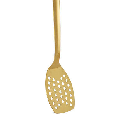 Gold Finish Slotted Turner | Freya
