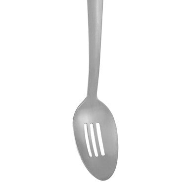 Hera Brushed Stainless Steel Slotted Spoon