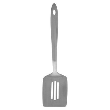 Hera Brushed Stainless Steel Slotted Turner