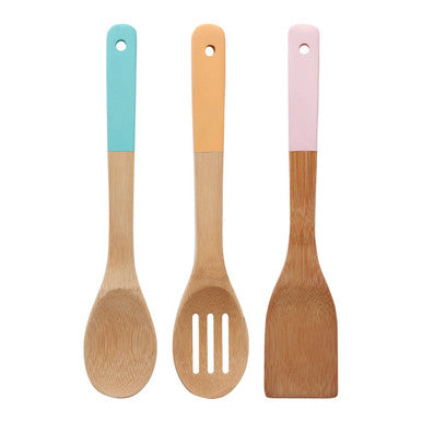Aleki 3Pc Bamboo Kitchen Utensil Set