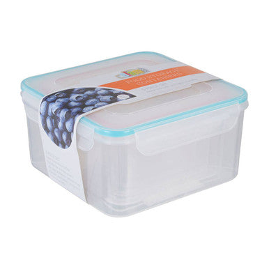 Herrela 5 Piece Square Food Containers with Airtight Lids