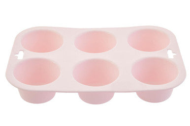 Zing Pastel Pink 6 Cup Muffin Mould