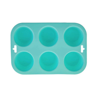 Zing Pastel Green 6 Cup Muffin Mould