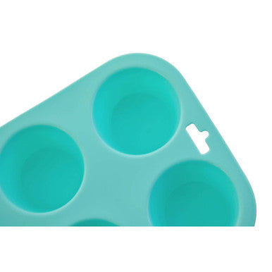 Zing Pastel Green 6 Cup Muffin Mould