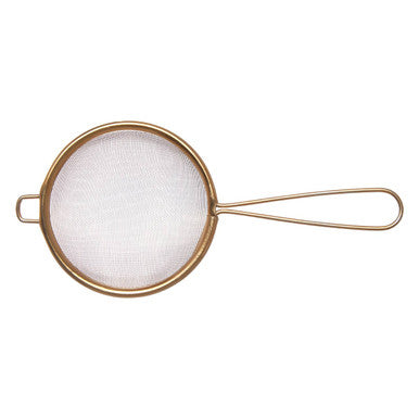 Alchemist Small Gold Finish Round Sieve