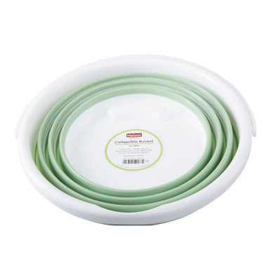 Averill Green White Collapsible Bucket