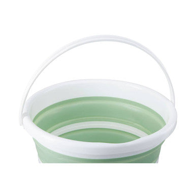 Averill Green White Collapsible Bucket