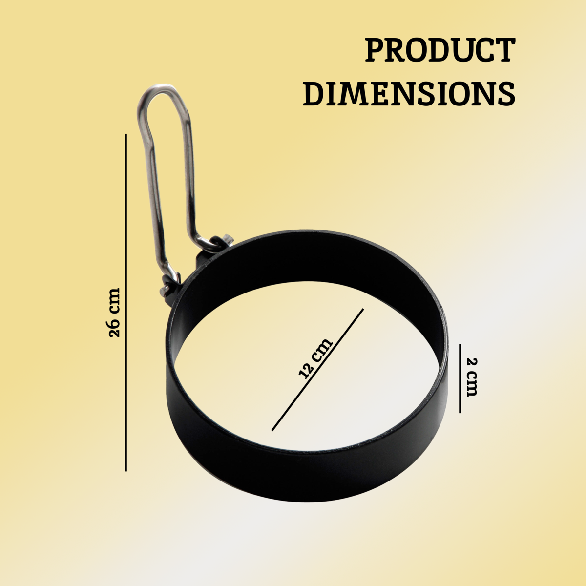 Set of 2 Bellano Non Stick Egg Rings