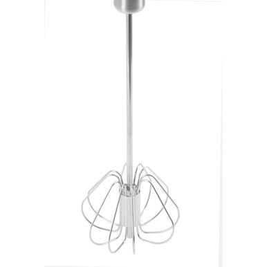 Press And Spin Silver Finish 26Cm Whisk | Zamin