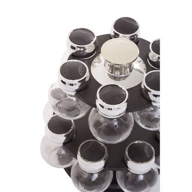 Luciano 2 Tier 14 Bottle Rev Spice Rack