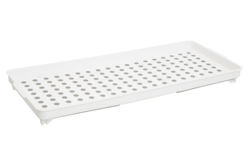 Set of 2 White and Grey Foldable Cabinet Racks | Romm
