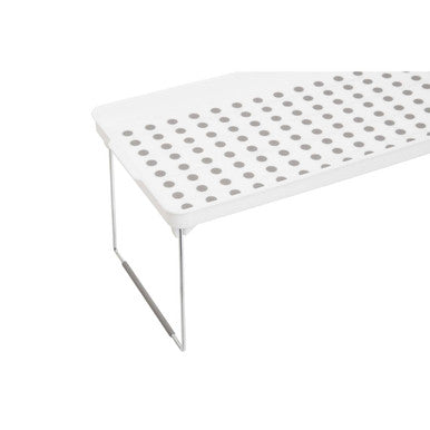 Romm Set Of 2 White And Grey Foldable Cabinet Racks