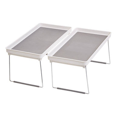 Romm Set Of Two Foldable Cabinet Racks