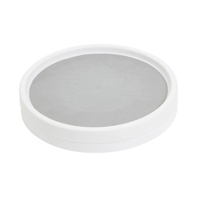 Romm Set Of 2 White And Grey Revolving Racks