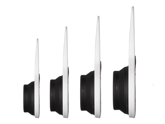 Zing Set Of 4 Collapsible Black Silicone Measuring Cups