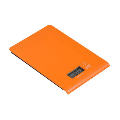 Orange Tempered Glass Kitchen Scale