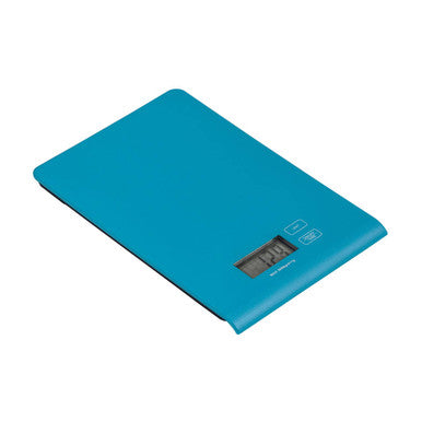 Blue Tempered Glass Kitchen Scale
