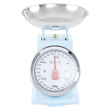 Olivier 3Kg Pastel Blue Retro Kitchen Scale