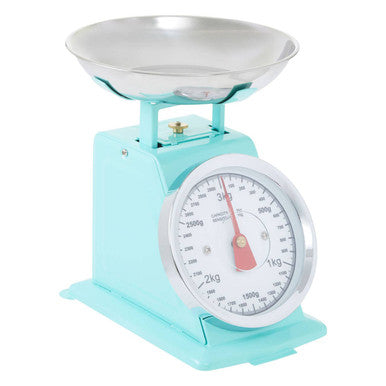 Olivier 3Kg Pastel Green Retro Kitchen Scale
