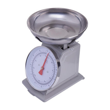 Olivier 5Kg Grey Retro Kitchen Scale