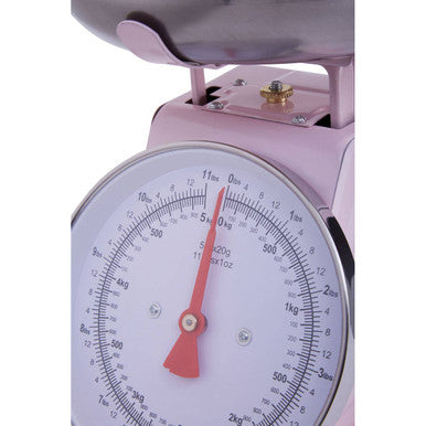 Olivier 5Kg Pink Retro Kitchen Scale
