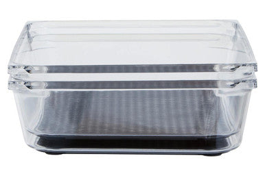 Medium Set of Two Kitchen Organisers with Rubber Insert | Romm