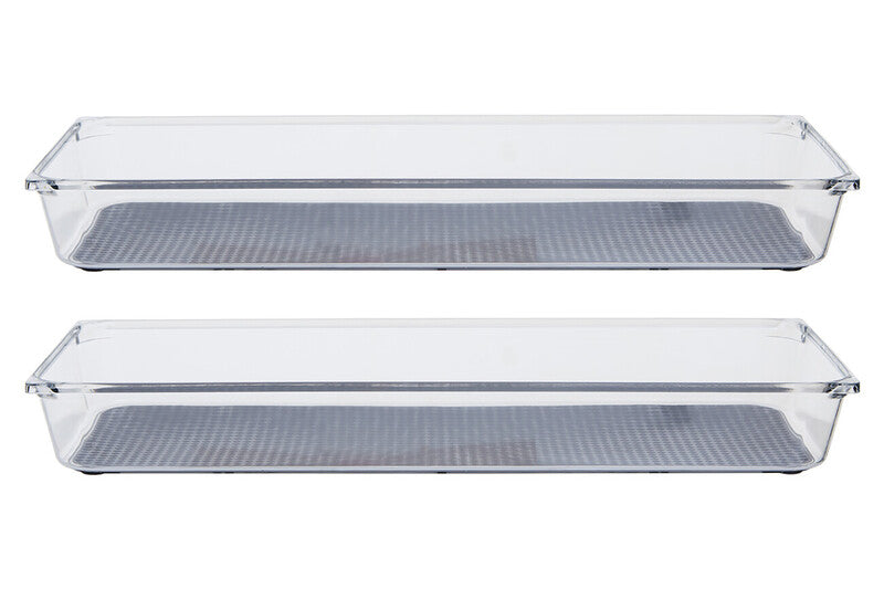 Large Set of Two Kitchen Organisers with Rubber Insert | Romm