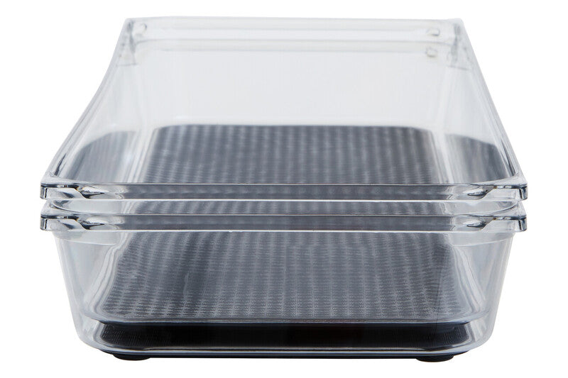 Large Set of Two Kitchen Organisers with Rubber Insert | Romm