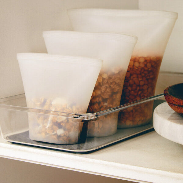Large Set of Two Kitchen Organisers with Rubber Insert | Romm