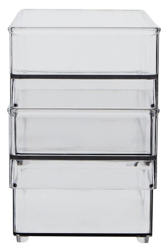 Romm Set Of Two Small Stackable Fridge Storage Trays