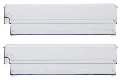 Romm Set Of Two Small Stackable Fridge Storage Trays