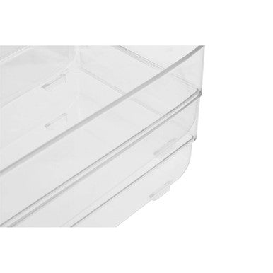 Romm Set Of Two Stackable Fridge Storage Trays