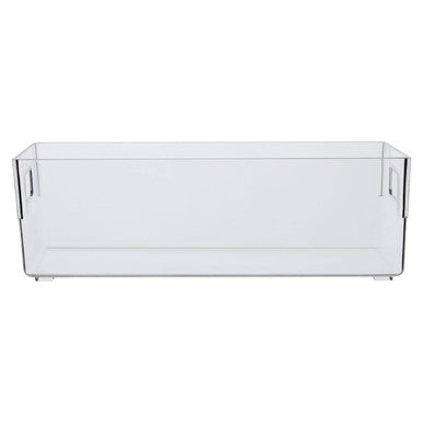 Romm Large Clear Plastic Fridge Bin With Handles
