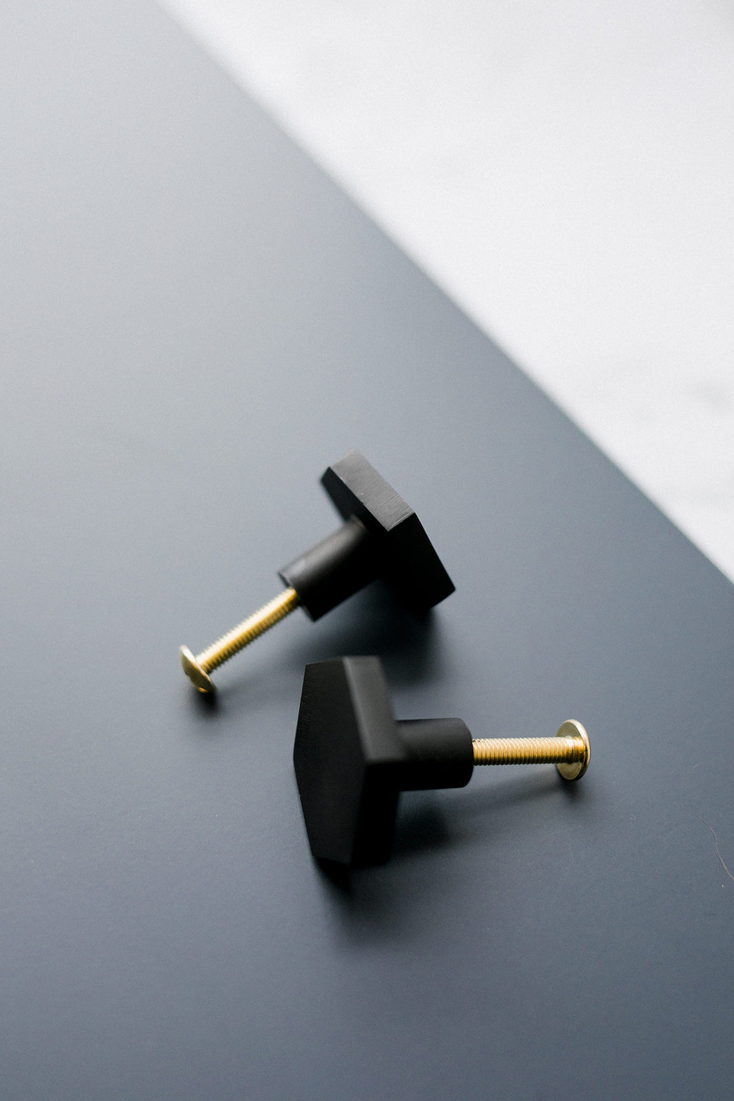 Black Hexagon Knob