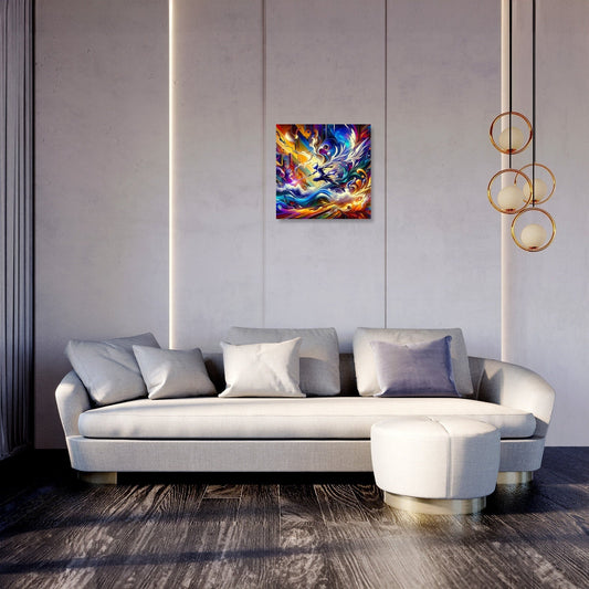 Parallel Odyssey: Abstract Fusion Canvas