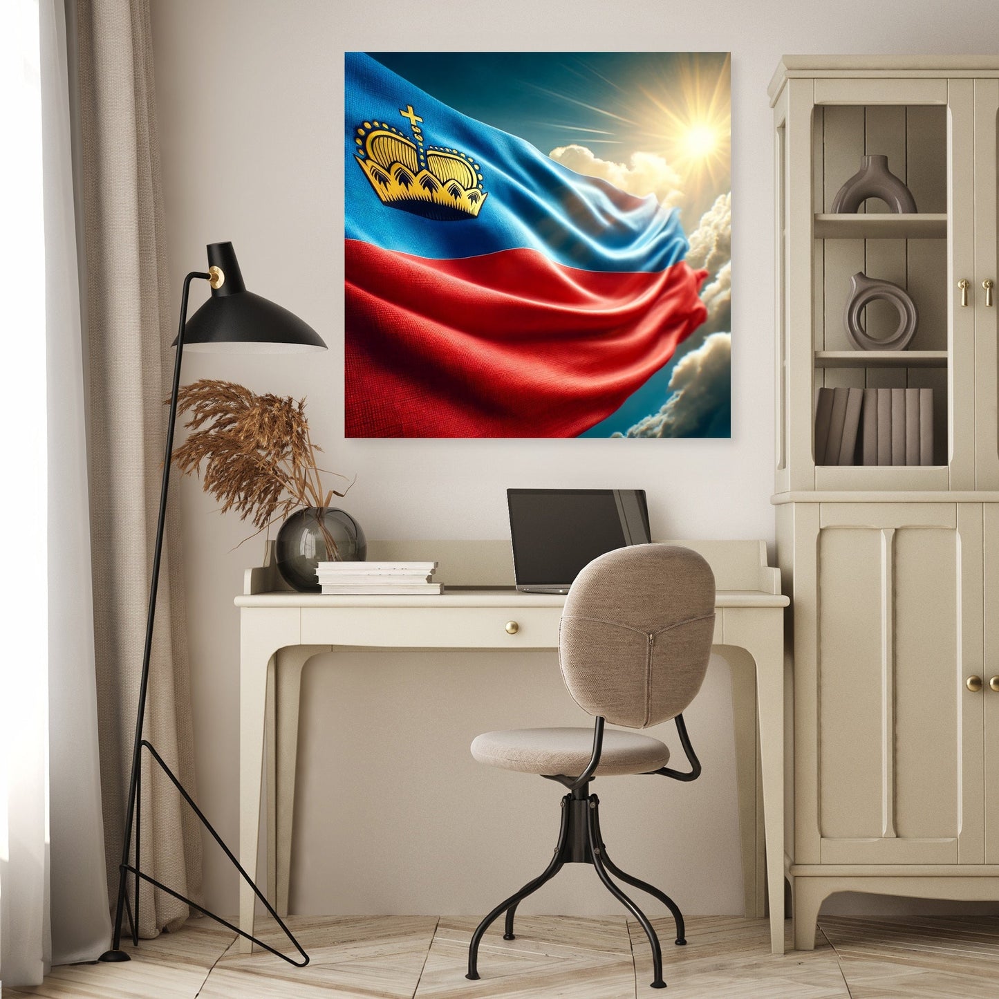 Liechtenstein Skyline Canvas