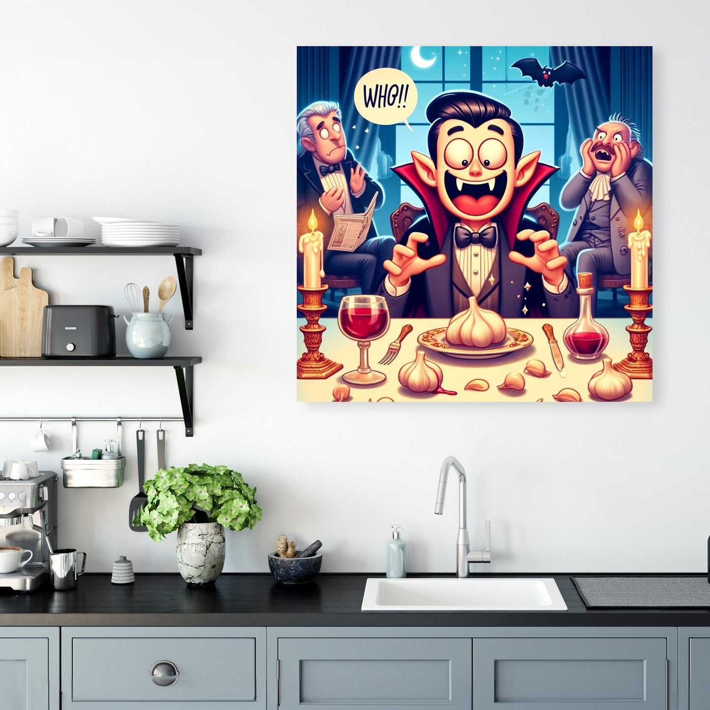 Garlic Gourmet Surprise Canvas