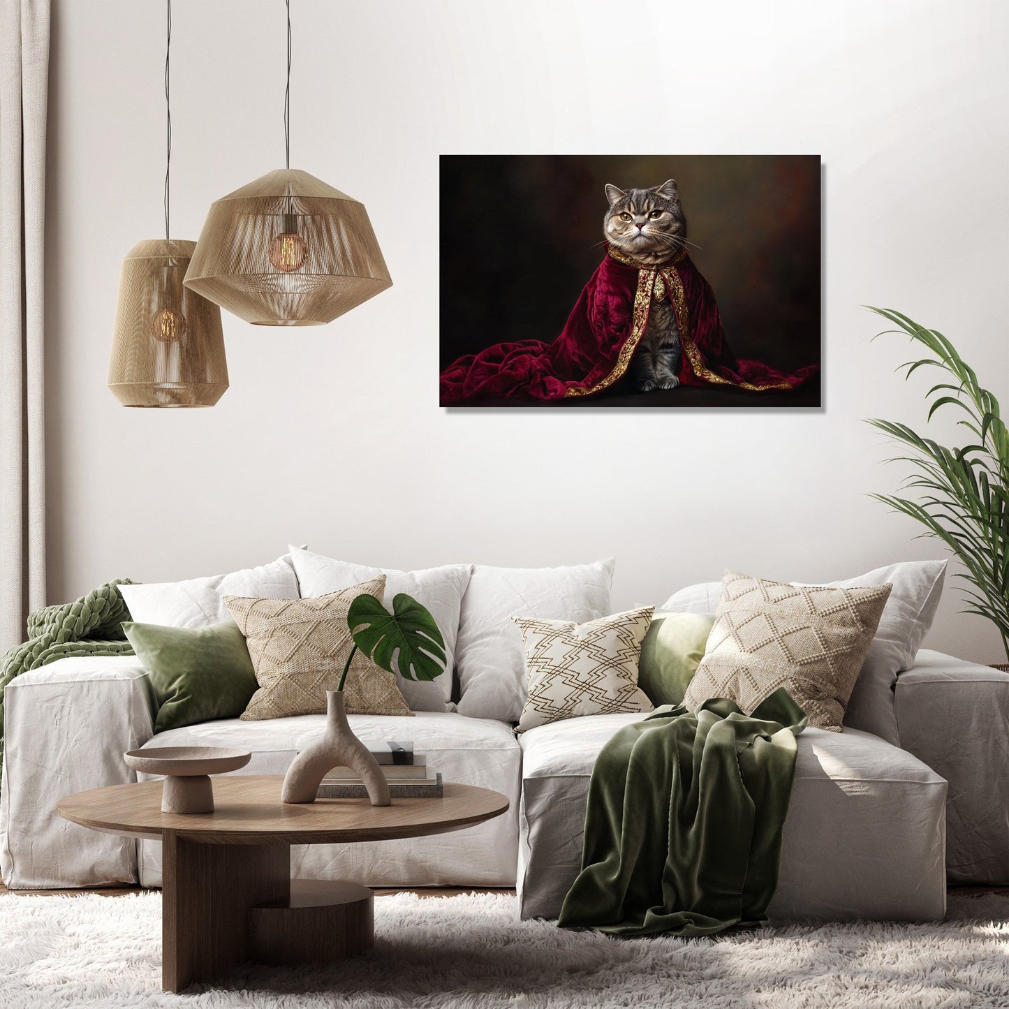 Scottish Fold Majesty Canvas