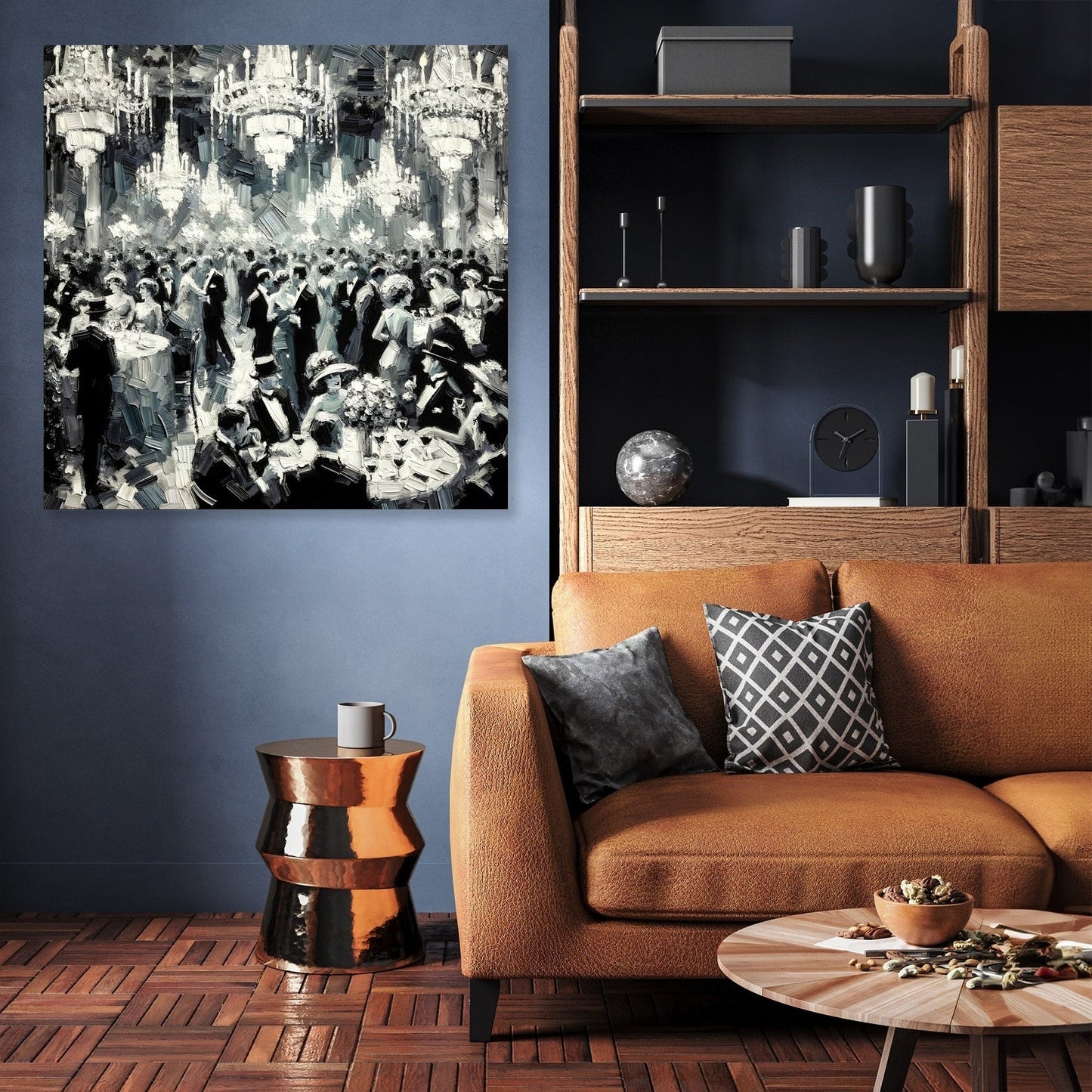 Monochrome Glamour Canvas
