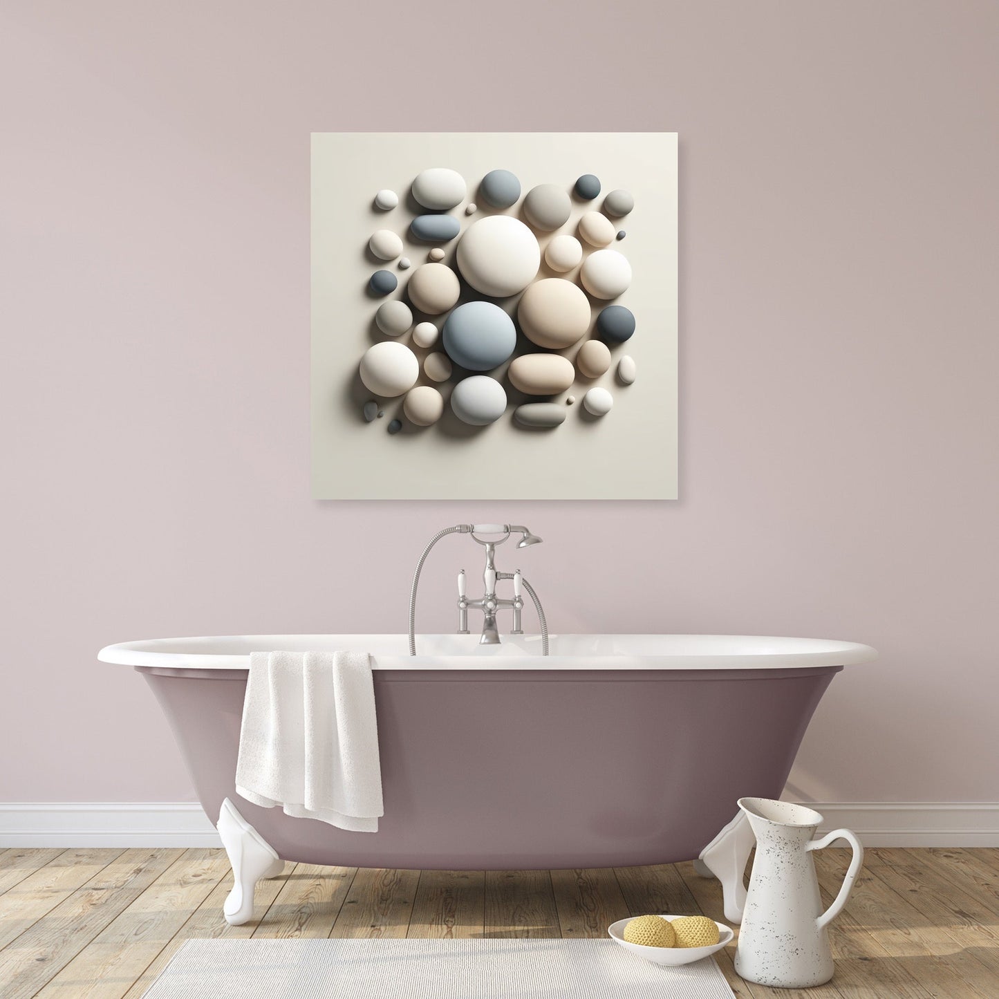Pebble Harmony Canvas