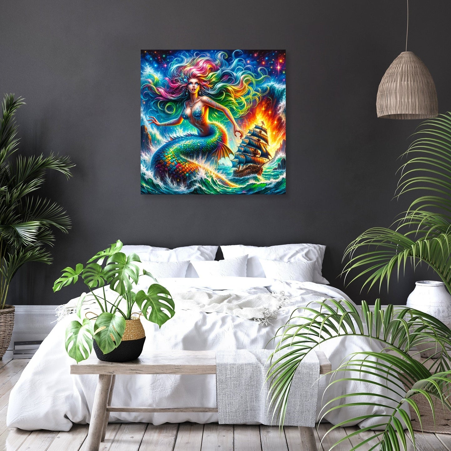 Siren's Call Mermaid Canvas