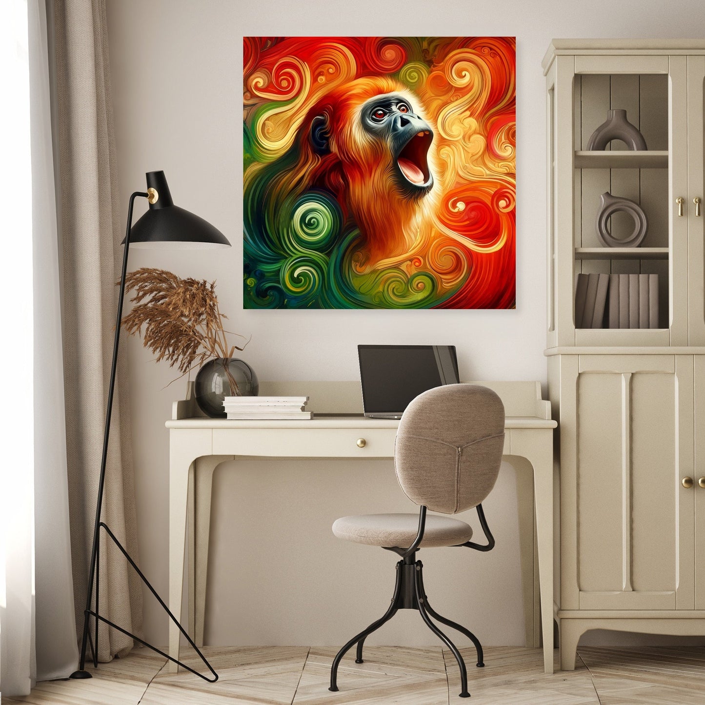Howler Monkey Canvas