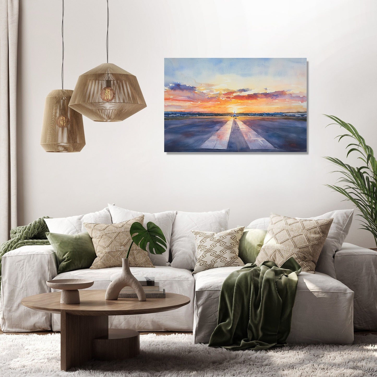 Sunset Descent Canvas