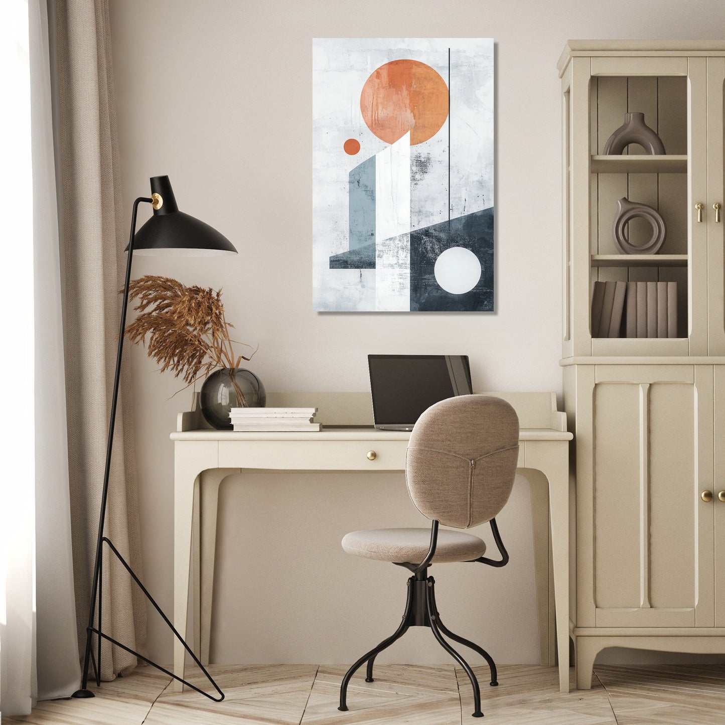 Serene Geometry Canvas