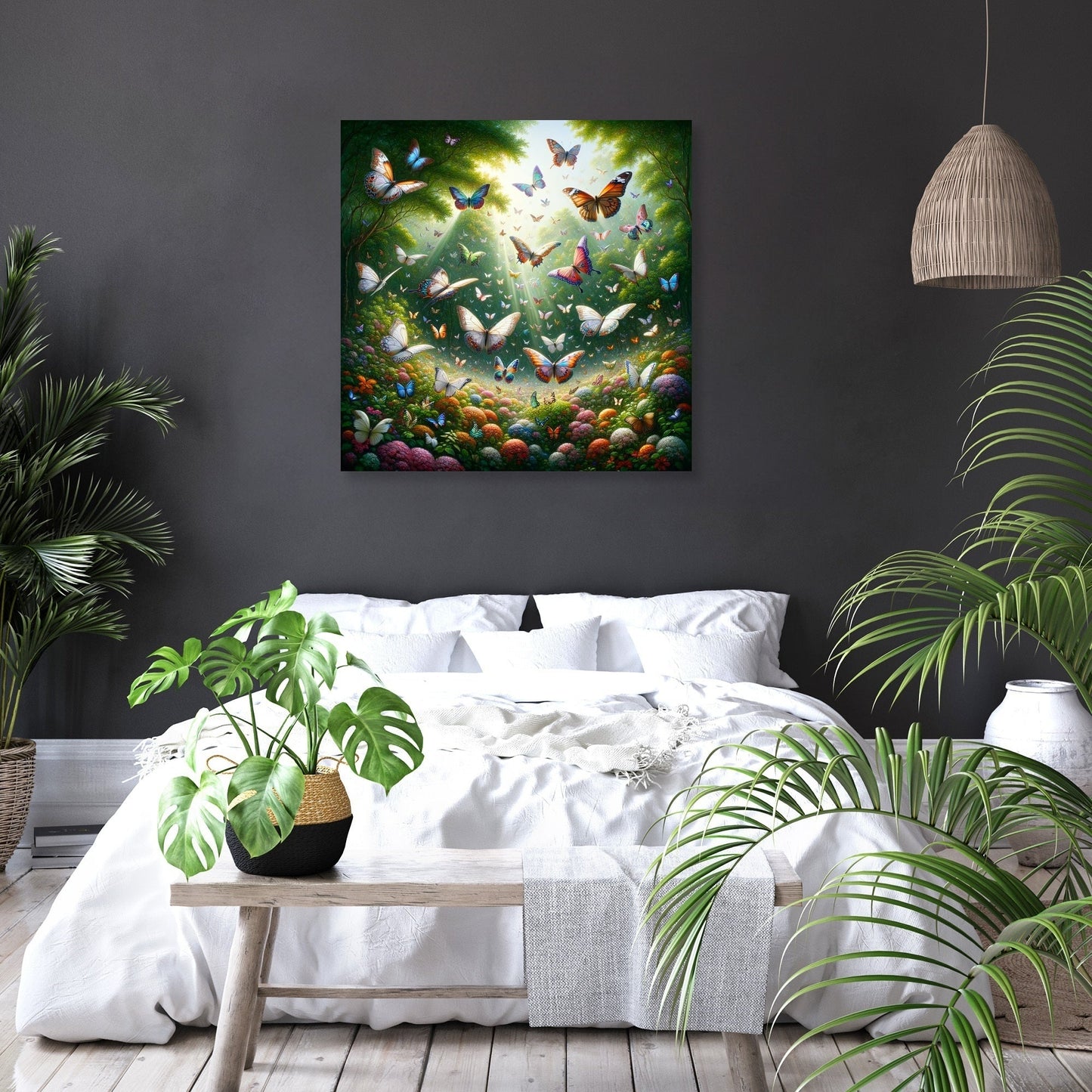 Butterfly Garden Dance Canvas